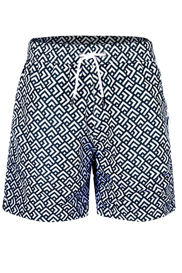 Andrew & Cole Apparel & Accessories > Clothing > Swimwear Men's Rivea Blue Swim Trunk Shorts 2023 Andrew & Cole Men's Designer Rivea Blue Swim Trunk Shorts