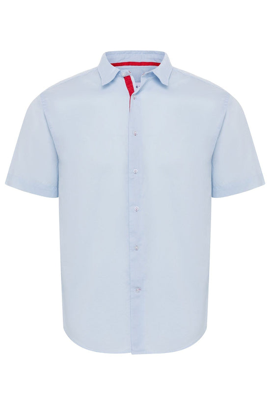 Le Club Apparel & Accessories > Clothing > Shirts & Tops White Maxwell Short Sleeve Shirt (Many colors Available) 2022 Navy Sky Blue White Le Club Short Sleeve Peter Linen Shirt