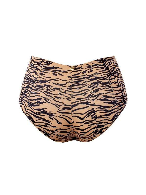 Montoya Apparel & Accessories > Clothing > Swimwear Liliana Montoya GAiA Rainforest Tiger Triangle Top & High Waist Bottom Set 2021 Liliana Montoya GAiA Rainforest Tiger Triangle High Waist Bikini