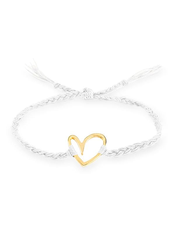 Montoya Apparel & Accessories > Clothing > Swimwear Liliana Montoya Gold Heart White Bracelet 2021 Liliana Montoya Designer Gold Heart White Bracelet Jewelry