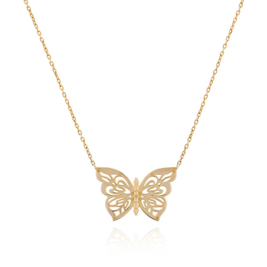 OlgaNikoza Necklace gold Gold Papillon Necklace