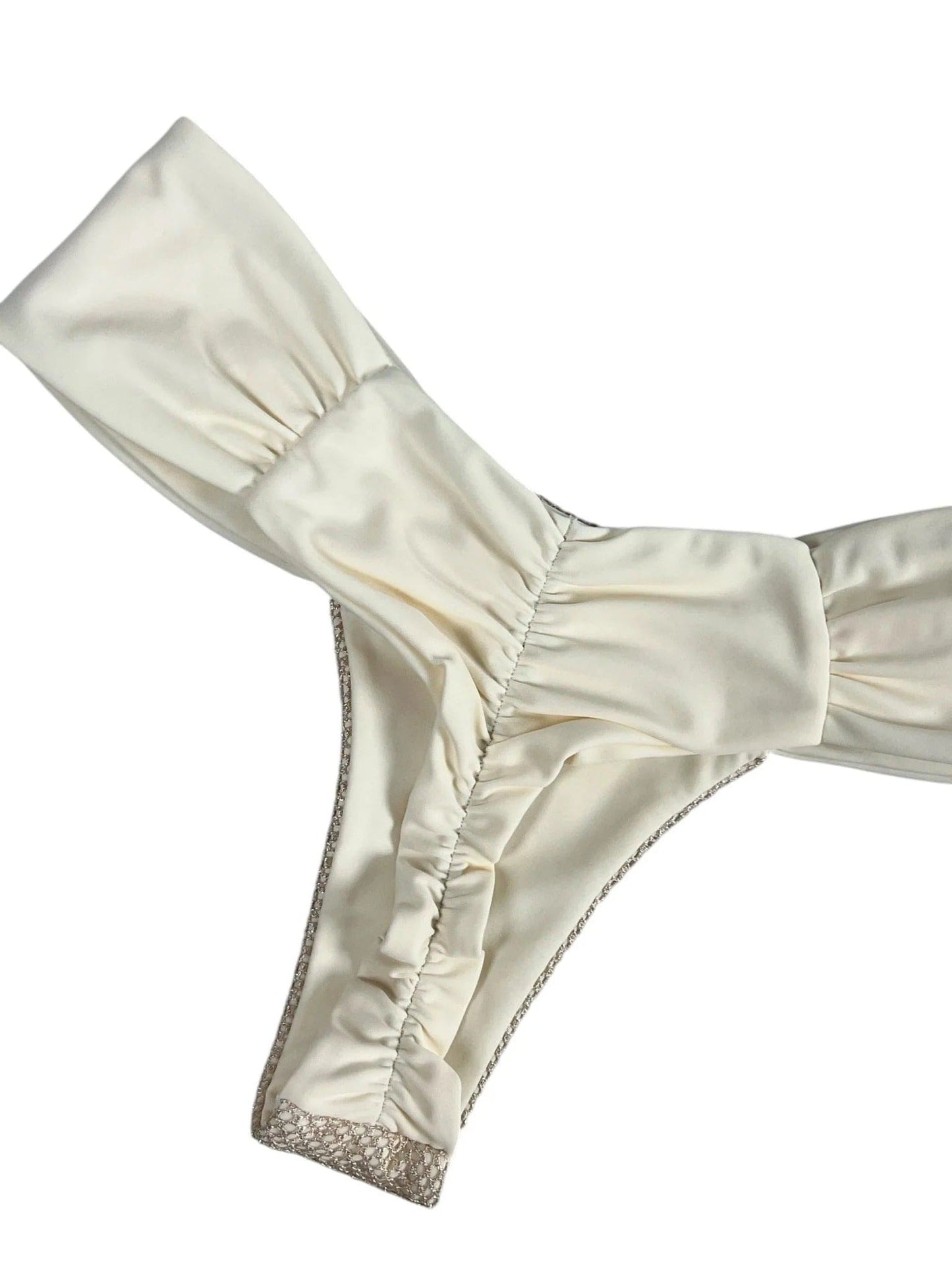 Berry Beachy Swimwear Apparel & Accessories > Clothing > Swimwear Golden Lasso Multiway Top & Wide Side Ruched Thong Bottom Bikini Swimsuit (Plus Sizes Available) (Copy) Golden Lasso Multiway Top & Ruched Thong Bottom Bikini Swimsuit