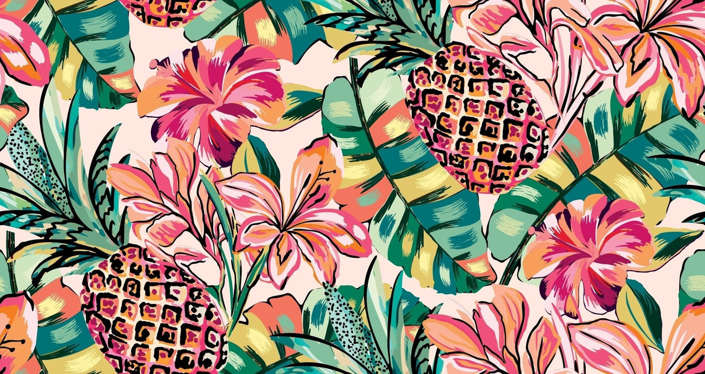 Berry Beachy Swimwear Apparel & Accessories > Clothing > Swimwear Pineapple Bloom Halter Top & Vintage Slide Thong Bottom Bikini Swimsuit (Plus Sizes Available) Pineapple Bloom Halter Bralette Top & Slide Thong Bikini Swimsuit