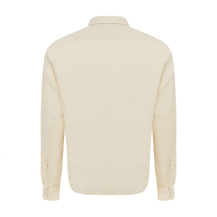 Le Club Apparel & Accessories > Clothing > Shirts & Tops Beige Peter Linen Long Sleeve Men's Shirt 2024 Le Club Original Beige Nude Peter Long Sleeve Linen Shirt