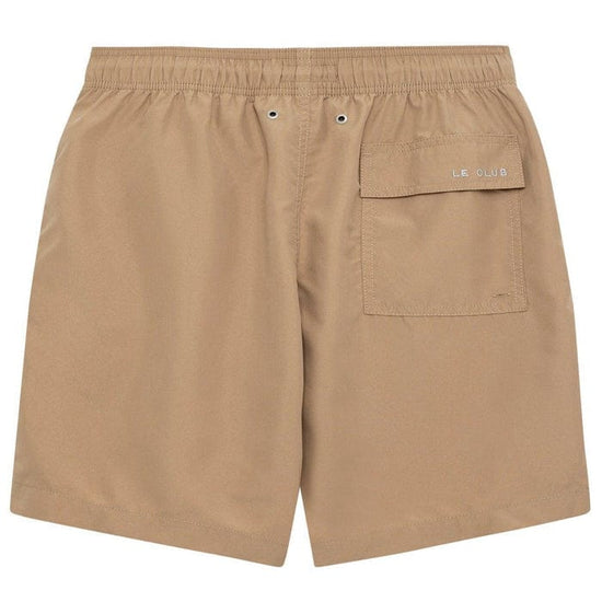Le Club Apparel & Accessories > Clothing > Shorts Brown Sand Band Men's Swim Trunk Board Shorts 2024 Brown Sand Print Men's Swim Trunk | Le Club Original