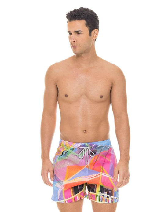 Le Club Apparel & Accessories > Clothing > Shorts Le Club Men's 5.5" Inseam Swim Trunk Miami Beach Tower 2 2024 Le Club Men's 5.5" Inseam Swim Trunk Miami Beach Tower 2