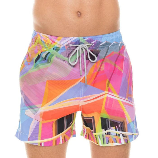 Le Club Apparel & Accessories > Clothing > Shorts Le Club Men's 5.5" Inseam Swim Trunk Miami Beach Tower 2 2024 Le Club Men's 5.5" Inseam Swim Trunk Miami Beach Tower 2