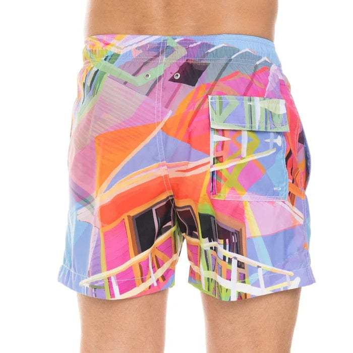 Le Club Apparel & Accessories > Clothing > Shorts Le Club Men's 5.5" Inseam Swim Trunk Miami Beach Tower 2 2024 Le Club Men's 5.5" Inseam Swim Trunk Miami Beach Tower 2