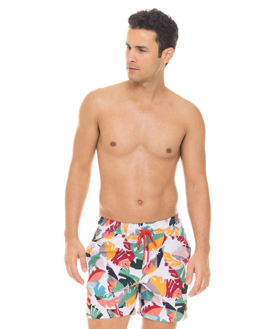 Le Club Apparel & Accessories > Clothing > Shorts Le Club Men's Swim Trunk The Palms Short 2024 Le Club Men's 6.25" Inseam Swim Trunk The Palms Short