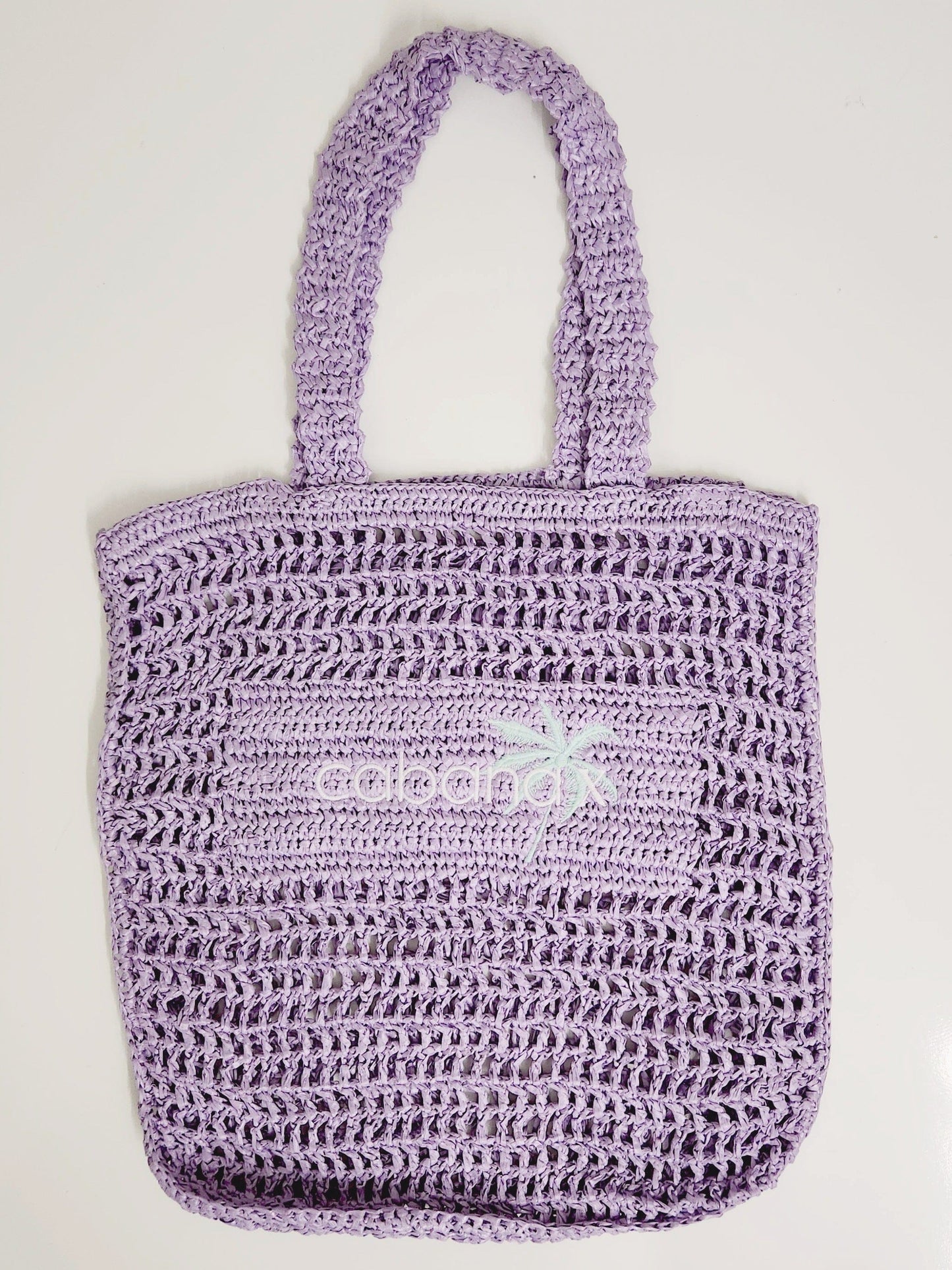 Montce Swimwear Luggage & Bags Purple Lavender Cabana Embroidered Crochet Tote Beach Bag 2024 Luxury Lavender Cabana Embroidered Crochet Tote Beach Bag
