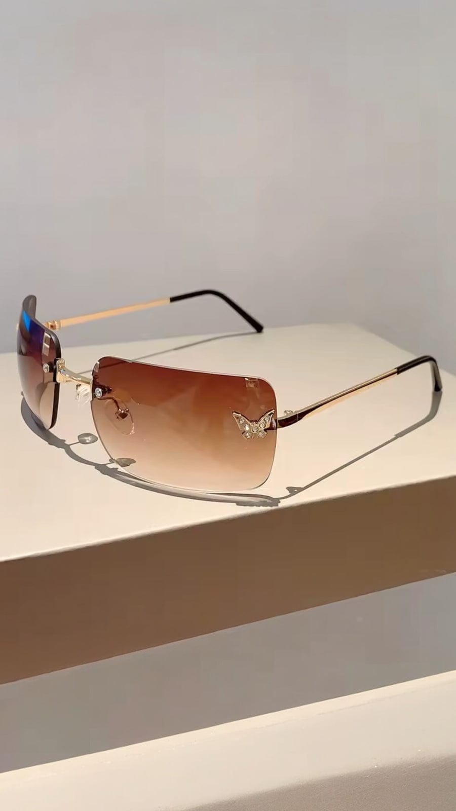 OlgaNikoza Luggage & Bags Black Papillon Luxury Sunglasses By Nikoza Collection Black Papillon Luxury Designer Sunglasses Nikoza Collection