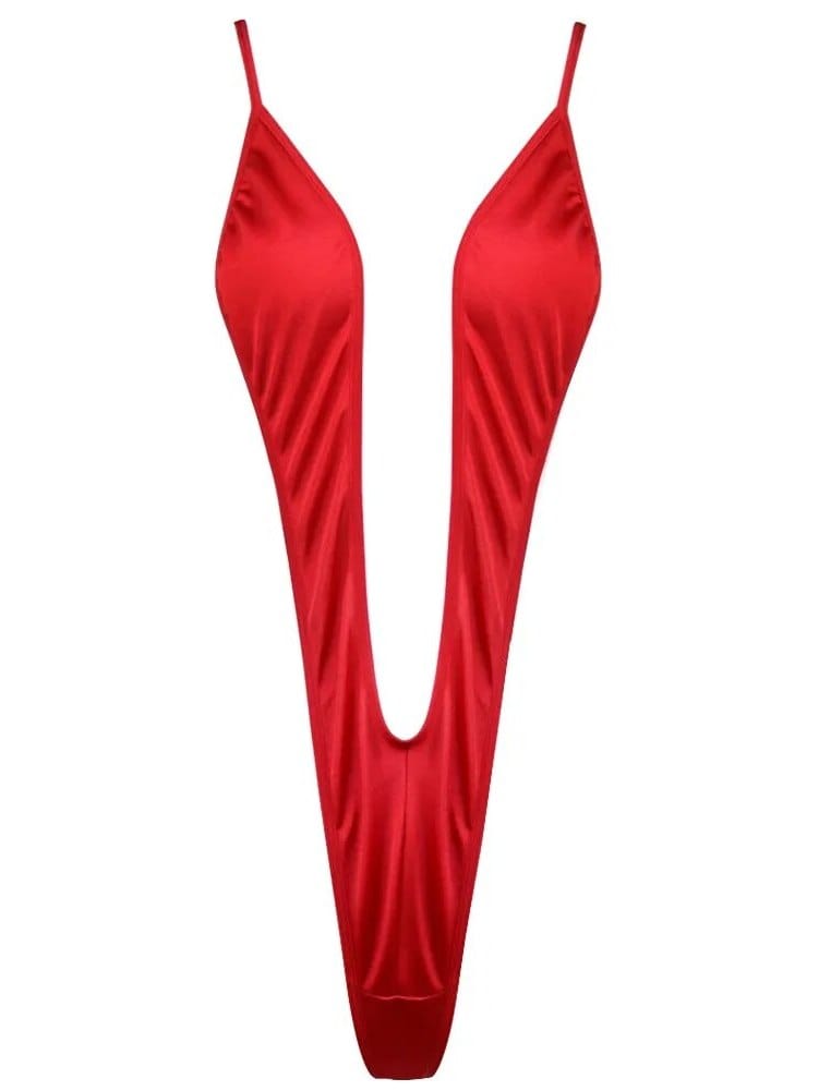 Load image into Gallery viewer, Sizzle Kiss Swimwear Apparel &amp;amp; Accessories &amp;gt; Clothing &amp;gt; Swimwear Black Extreme Micro Slingshot G-String Swimsuit (Red &amp;amp; Blue available) 2024 Sexy Black Red Blue Micro Slingshot G-String Thong Swimsuit 
