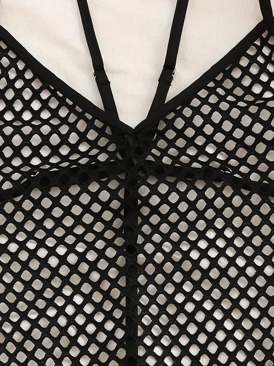 Sizzle Kiss Swimwear Apparel & Accessories > Clothing > Swimwear Sexy Sheer Mesh Black Extreme Micro G-String Thong One Piece Swimsuit Swimwear Sheer Black White Mesh Thong One Piece Women's Swimsuit