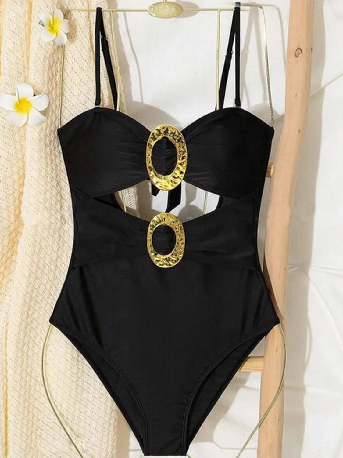 Trendsi Apparel & Accessories > Clothing > Swimwear Cutout Sweetheart Neck One-Piece Swimwear Cutout Sweetheart Neck One-Piece Swimwear