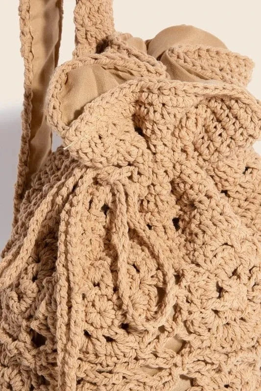 Trendsi Apparel & Accessories > Clothing > Swimwear Fame Intricate Braided Single Strap Drawstring Bag Fame Intricate Braided Single Strap Drawstring Bag