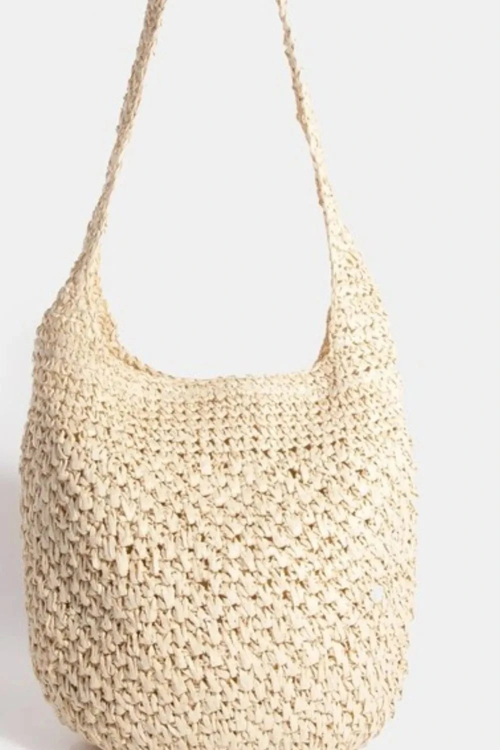 Trendsi Apparel & Accessories > Clothing > Swimwear Pastel Yellow / One Size Fame Intricate Braided Hobo Shoulder Bag Fame Intricate Braided Hobo Shoulder Bag
