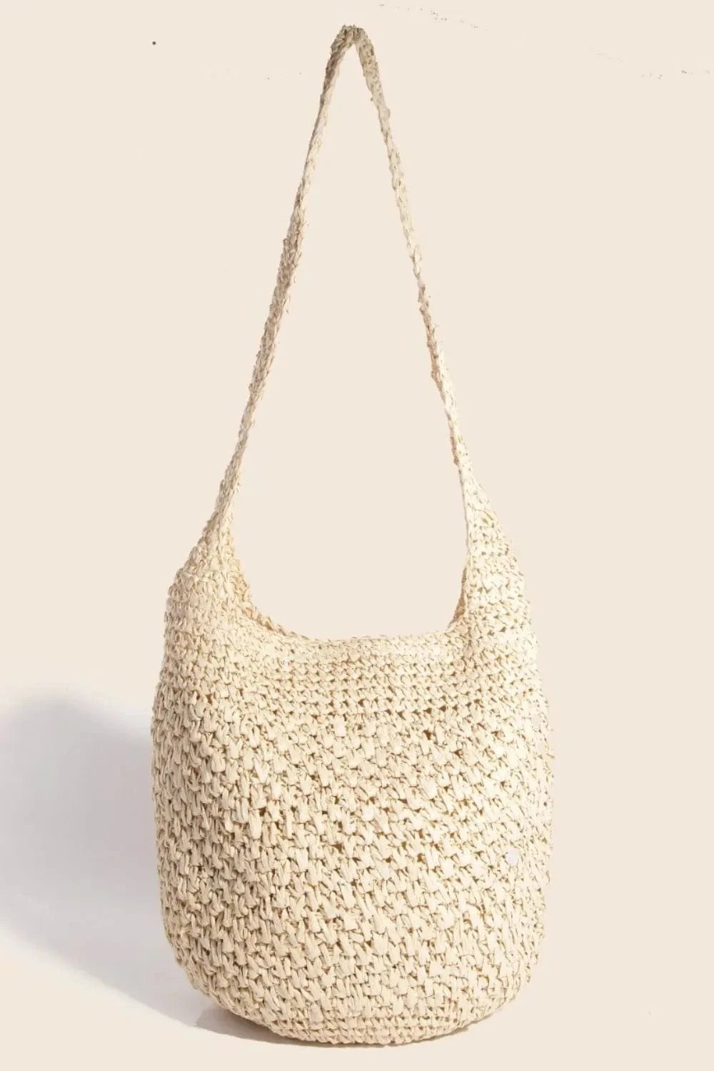Trendsi Apparel & Accessories > Clothing > Swimwear Pastel Yellow / One Size Fame Intricate Braided Hobo Shoulder Bag Fame Intricate Braided Hobo Shoulder Bag
