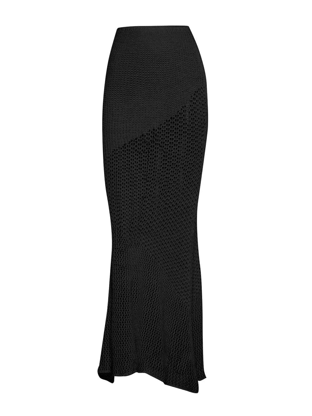 Trendsi Apparel & Accessories > Clothing > Swimwear Tied Long Sleeve Top and Skirt Cover Up Set Tied Long Sleeve Top and Skirt Cover Up Set