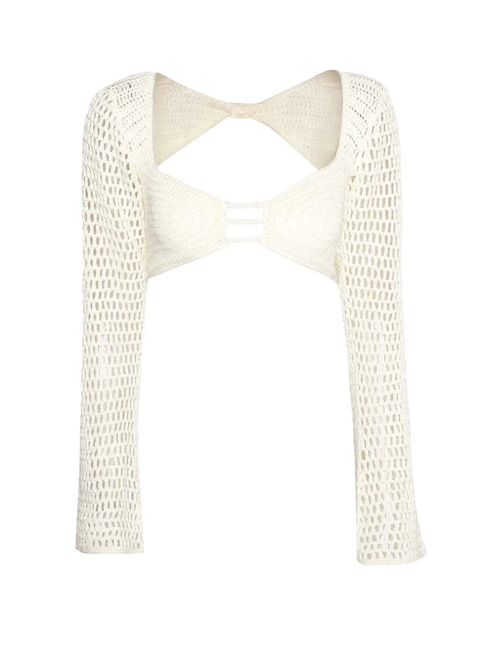 Trendsi Apparel & Accessories > Clothing > Swimwear Tied Long Sleeve Top and Skirt Cover Up Set Tied Long Sleeve Top and Skirt Cover Up Set