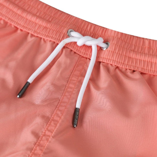 Andrew & Cole Apparel & Accessories > Clothing > Swimwear Men's Coral Swim Trunk Shorts 2023 Andrew & Cole Men's Designer Coral Orange Swim Trunks Shorts