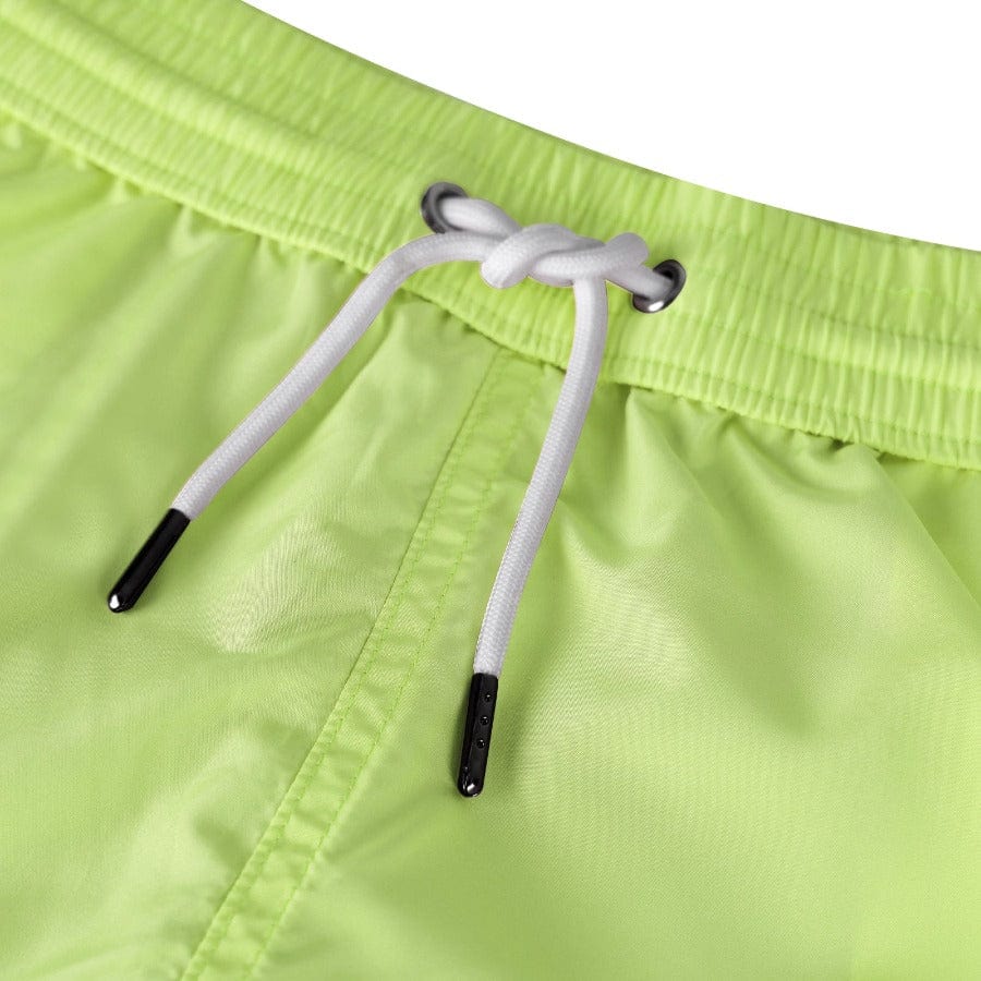 Andrew & Cole Apparel & Accessories > Clothing > Swimwear Men's Lime Green Swim Trunk Shorts 2023 Andrew & Cole Men's Designer Lime Green Swim Trunks Shorts