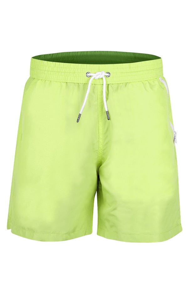 Andrew & Cole Apparel & Accessories > Clothing > Swimwear Small / Green Men's Lime Green Swim Trunk Shorts 2023 Andrew & Cole Men's Designer Lime Green Swim Trunks Shorts