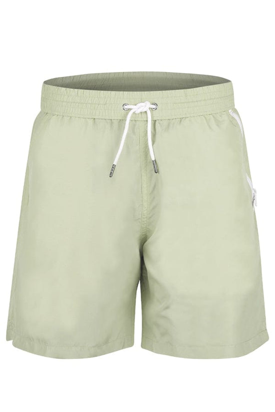 Andrew & Cole Apparel & Accessories > Clothing > Swimwear Small / Green Men's Olive Green Swim Trunk Shorts 2023 Andrew & Cole Men's Designer Olive Green Swim Trunks Shorts