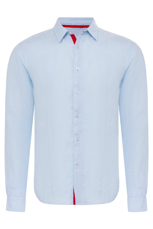 Le Club Apparel & Accessories > Clothing > Shirts & Tops Le Club Original White Peter Linen Long Sleeve Shirt (Many Colors Available) 2022 Le Club Original Peter Linen Men's Long Sleeve Shirt