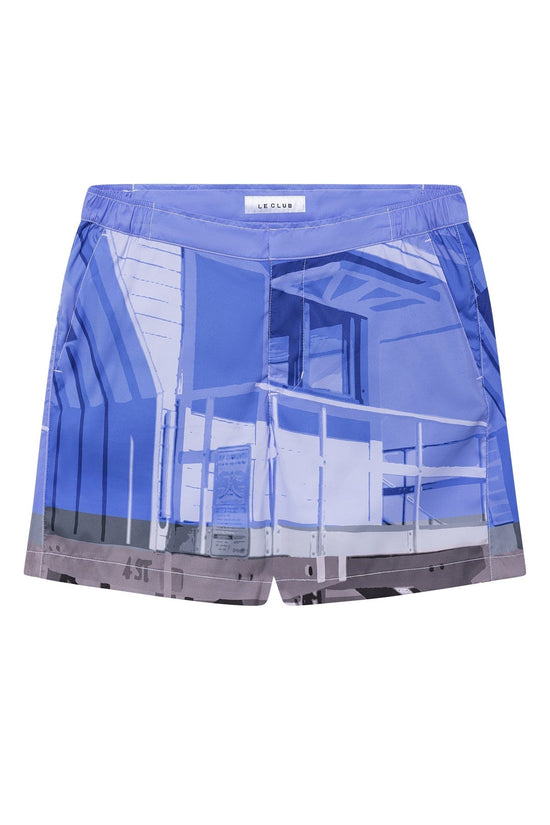 Load image into Gallery viewer, Le Club Apparel &amp;amp; Accessories &amp;gt; Clothing &amp;gt; Shorts Club Men&amp;#39;s Swim Trunk Miami Beach Tower 4 2022 Le Club Men&amp;#39;s Swim Trunk Miami Beach Tower 4
