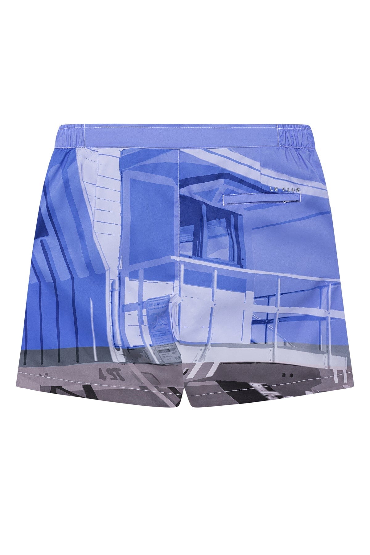 Load image into Gallery viewer, Le Club Apparel &amp;amp; Accessories &amp;gt; Clothing &amp;gt; Shorts Club Men&amp;#39;s Swim Trunk Miami Beach Tower 4 2022 Le Club Men&amp;#39;s Swim Trunk Miami Beach Tower 4
