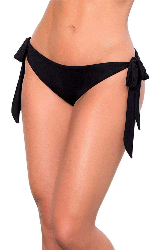 Load image into Gallery viewer, Mapale Apparel &amp;amp; Accessories &amp;gt; Clothing &amp;gt; Swimwear Black Side Tie Bikini Bottom Separates (Available in Different Colors) Black Side Tie Bikini Bottom Separates | MAPALE 6650

