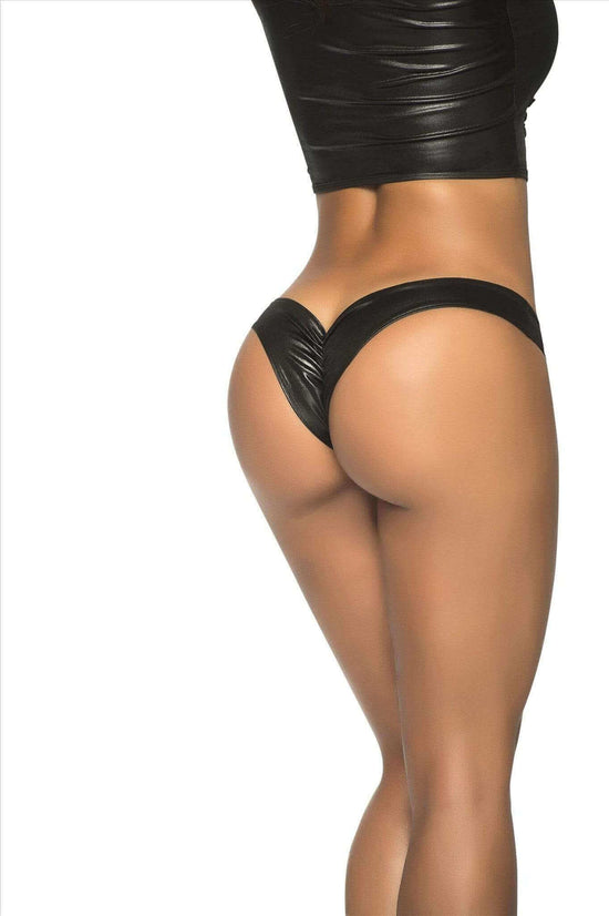 Load image into Gallery viewer, Mapale Apparel &amp;amp; Accessories &amp;gt; Clothing &amp;gt; Swimwear Mapale Low Rise Mini Scrunch Rear Cheeky Bikini Bottom (Many Colors Available) Mapale 3015 Wet Black Pink Green Orange Black White Low Rise Mini Scrunch Rear Cheeky Bikini Bottom 

