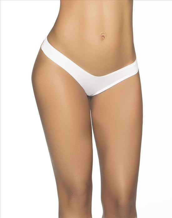 Mapale Apparel & Accessories > Clothing > Swimwear White / S/M Mapale Low Rise Mini Scrunch Rear Cheeky Bikini Bottom (Many Colors Available) Mapale 3015 Wet Black Pink Green Orange Black White Low Rise Mini Scrunch Rear Cheeky Bikini Bottom 