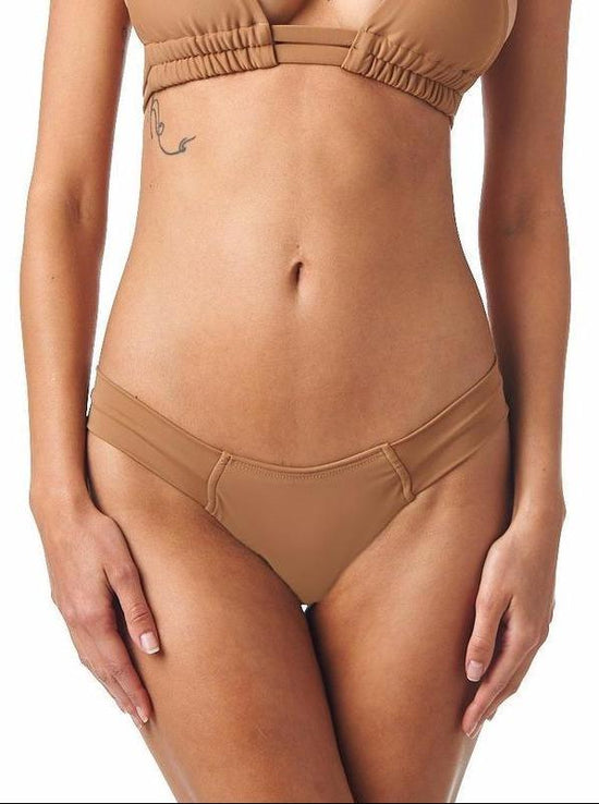 Montce Swim Cappuccino Uno Swimsuit Bikini Luxury Bottom Separate