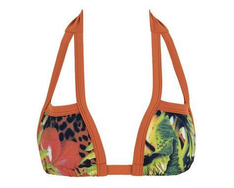 Montce Swim Safari/Terracotta Tortugas Outline Bikini Triangle Top