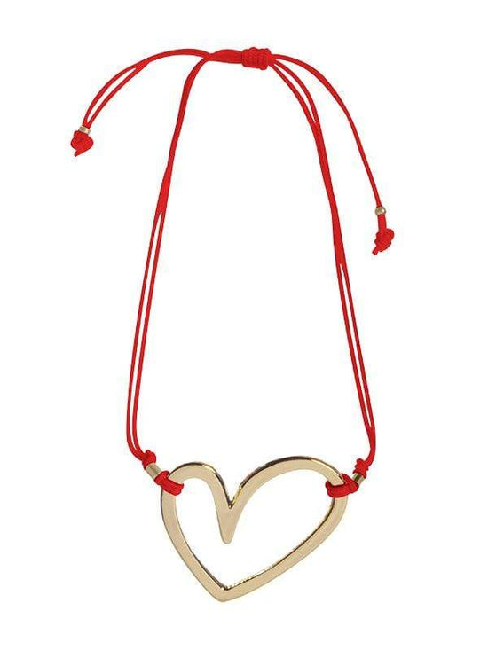 Montoya Apparel & Accessories > Clothing > Swimwear Liliana Montoya Gold Heart Red String Bracelet 2021 Liliana Montoya Designer Gold Heart Red String Bracelet Jewelry