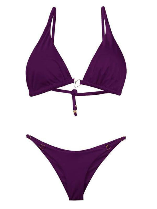 Montoya Apparel & Accessories > Clothing > Swimwear Liliana Montoya Purpura Bikini Marinera Tops & Bottom Bikini Swimwear Set