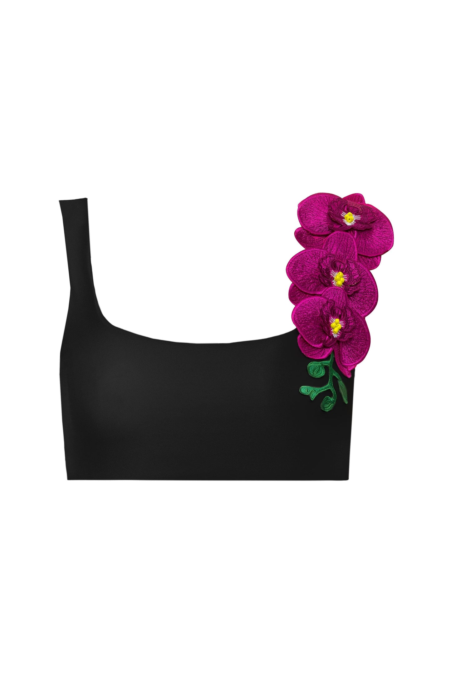 OlgaNikoza Black / XS Orchids of Biscayne Top