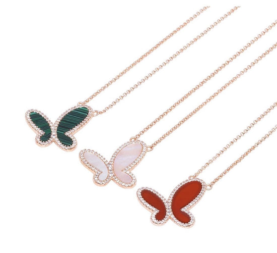 OlgaNikoza Necklaces Silver Butterfly Necklace