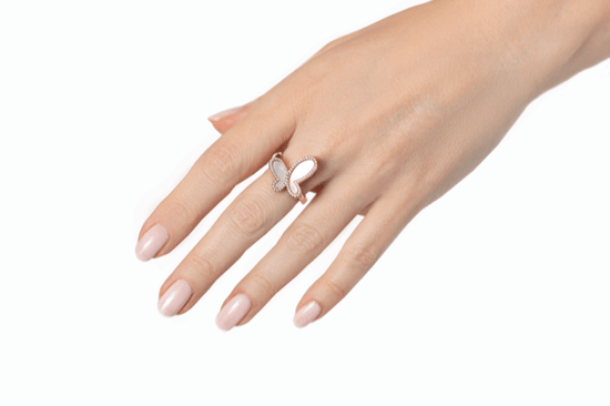 OlgaNikoza Rings Silver Butterfly Ring