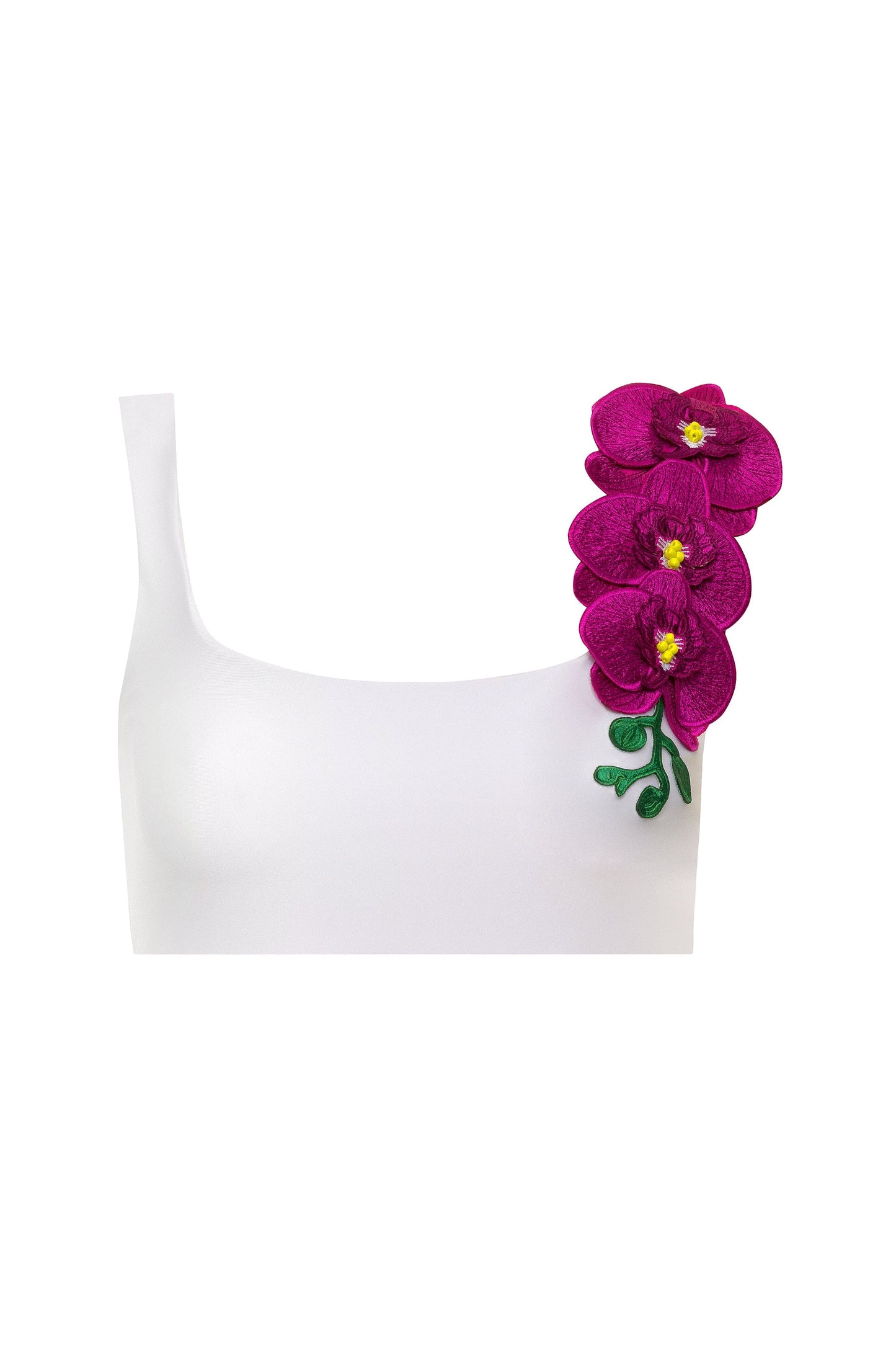 OlgaNikoza White / XS Orchids of Biscayne Top